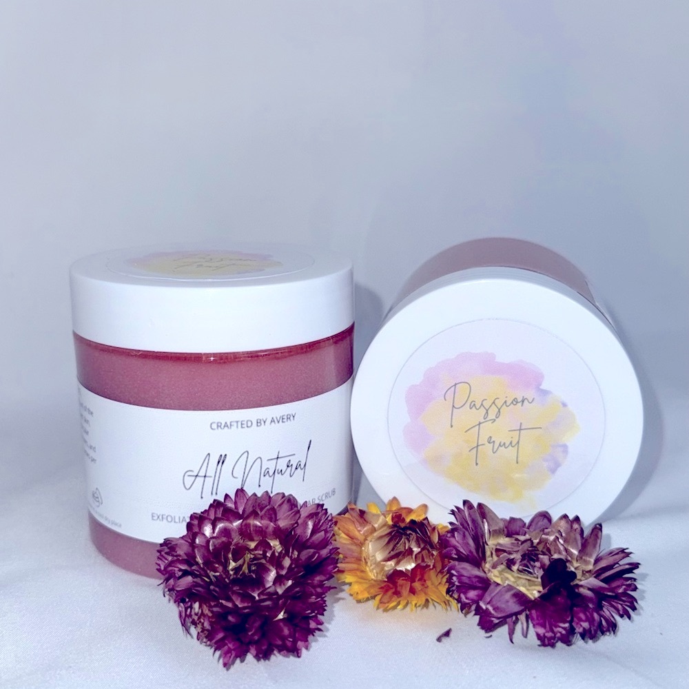 Passion Fruit all natural Exfoliating sugar Scrub